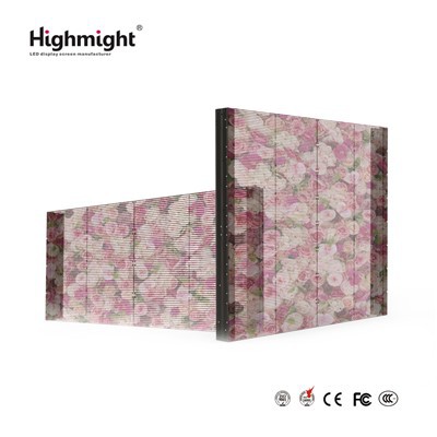 LED прозрачен рекламен екран