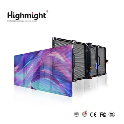 Прозрачен LED голям екран под наем